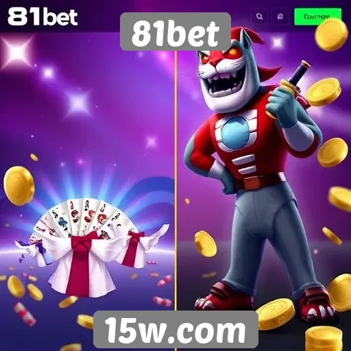 Comparativo de jogos disponíveis na plataforma 81bet